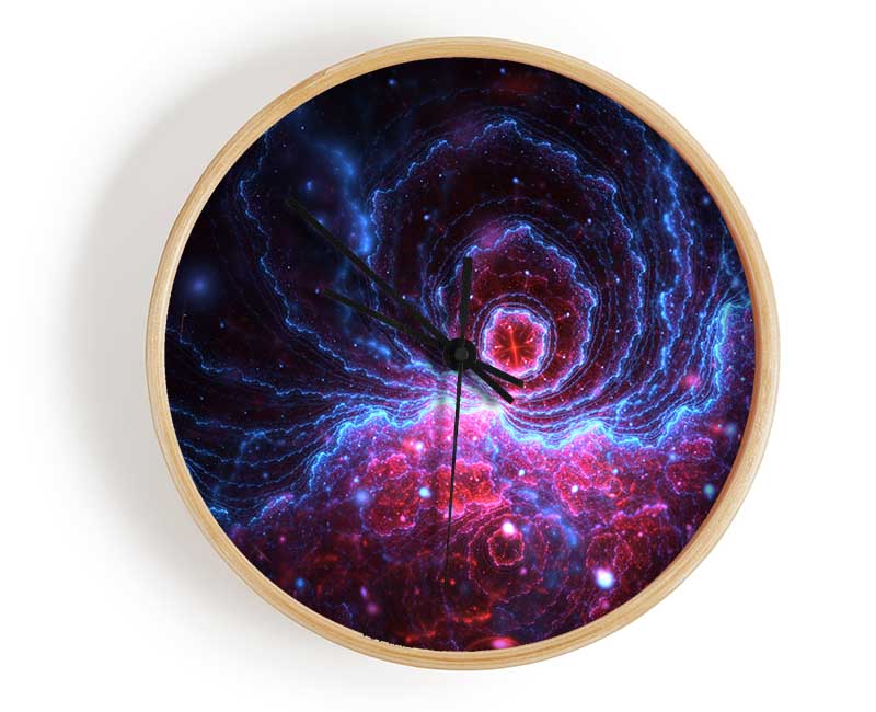 Swirl Into The Black Hole Clock - Wallart-Direct UK