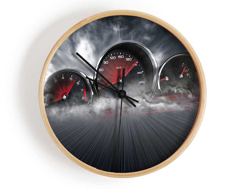 The Speedos On The Track Clock - Wallart-Direct UK