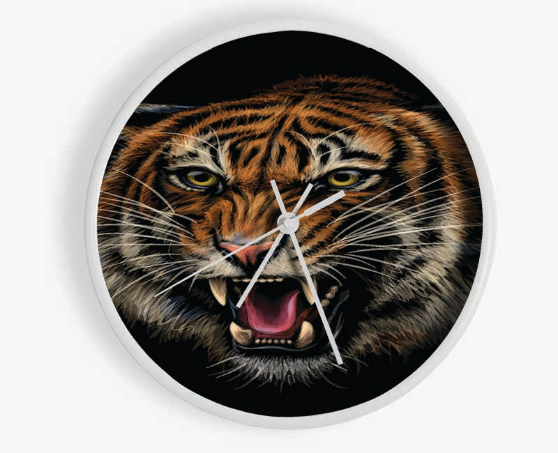 The Lion Angry Clock - Wallart-Direct UK