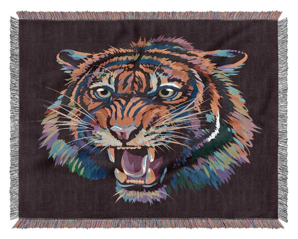 The Angry Lion Virance Woven Blanket