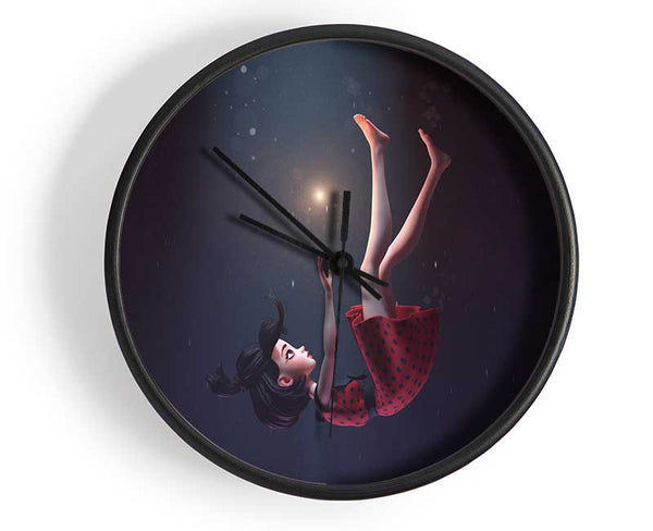 Falling In The Ocean Clock - Wallart-Direct UK