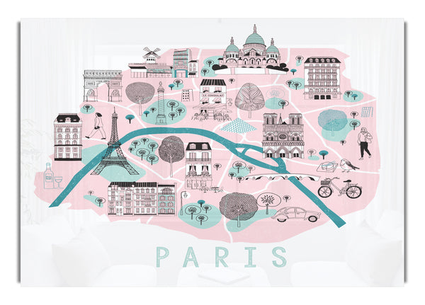 Little Map Of Paris