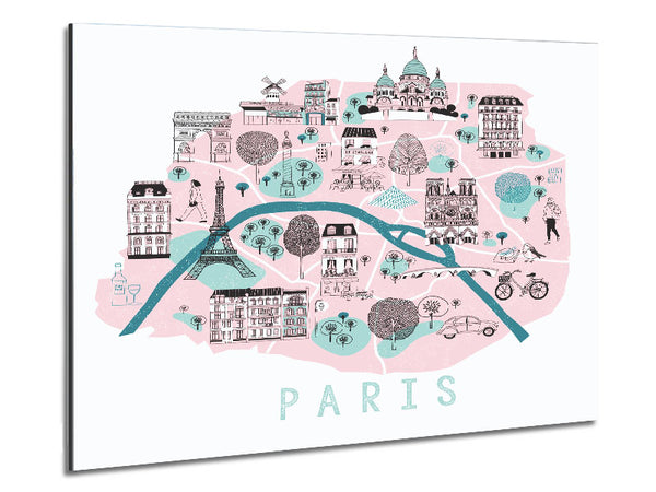 Little Map Of Paris