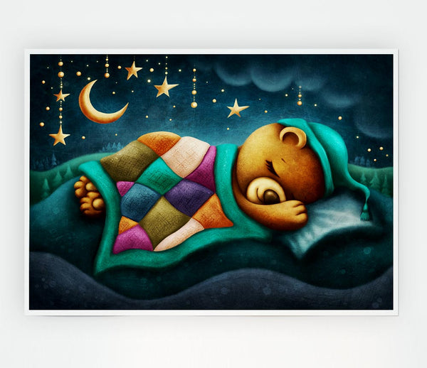 The Bear Slumber Print Poster Wall Art