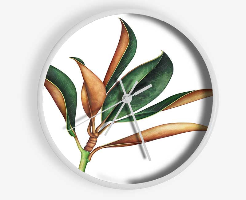 The Plant Drawing Clock - Wallart-Direct UK