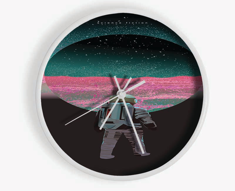 The Circle Astronaut Clock - Wallart-Direct UK