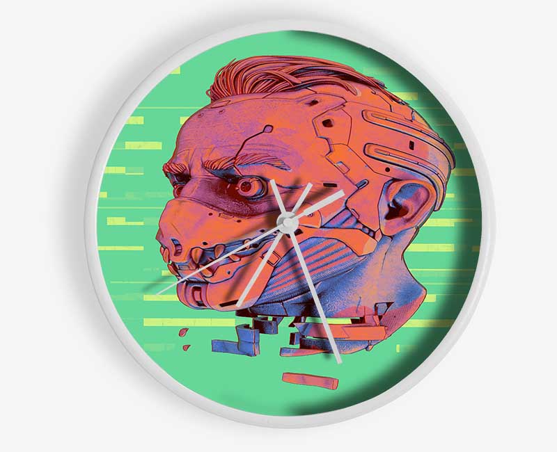 Face Mask Fighter Clock - Wallart-Direct UK