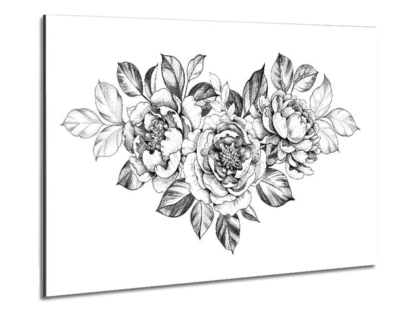 Three Roses Illustration