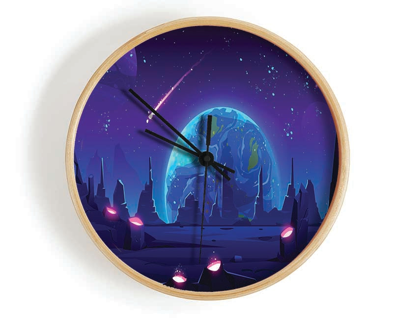 Comets Of The Universe Clock - Wallart-Direct UK