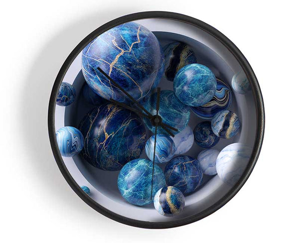 The Spheres In The Hole Clock - Wallart-Direct UK