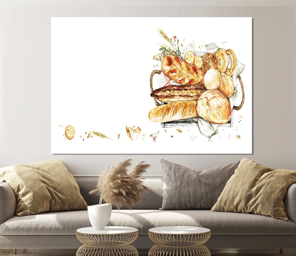 Breadcrumbs Print Poster Wall Art