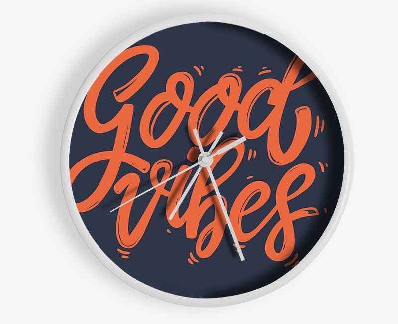 Good Vibes 2 Clock - Wallart-Direct UK