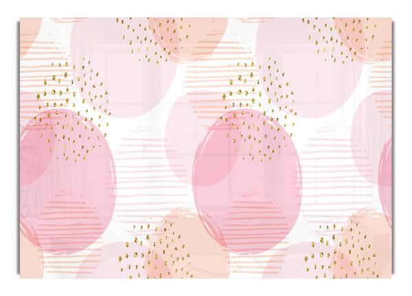 Peach Circles And Dots