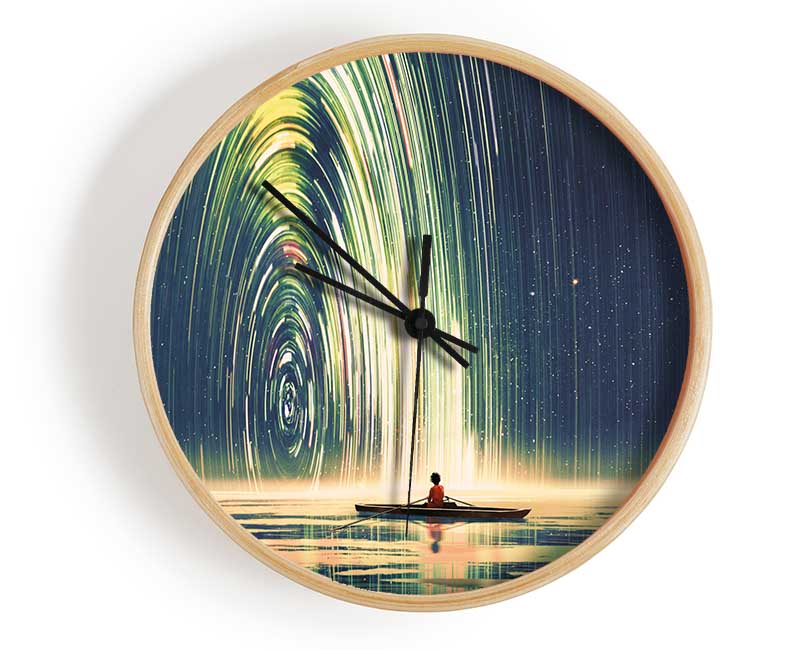 Water Jets Entry Clock - Wallart-Direct UK