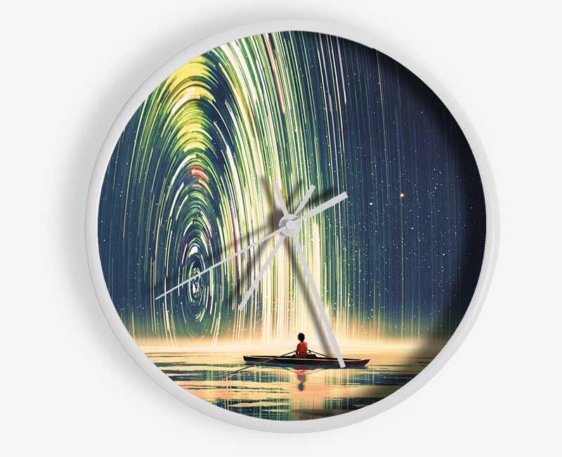 Water Jets Entry Clock - Wallart-Direct UK