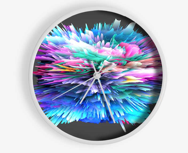 Shard Of Colour Clock - Wallart-Direct UK