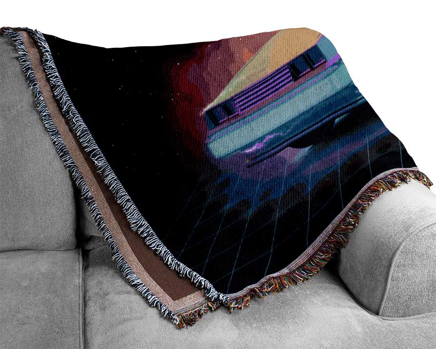 Delorean Smoke Sunrise Woven Blanket