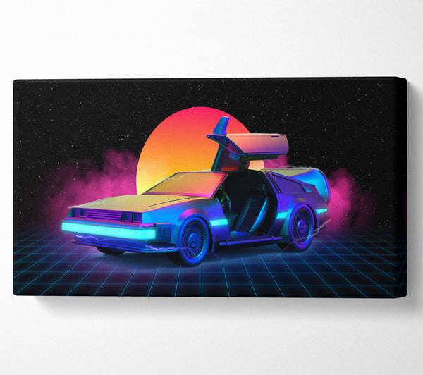 Delorean Smoke Sunrise