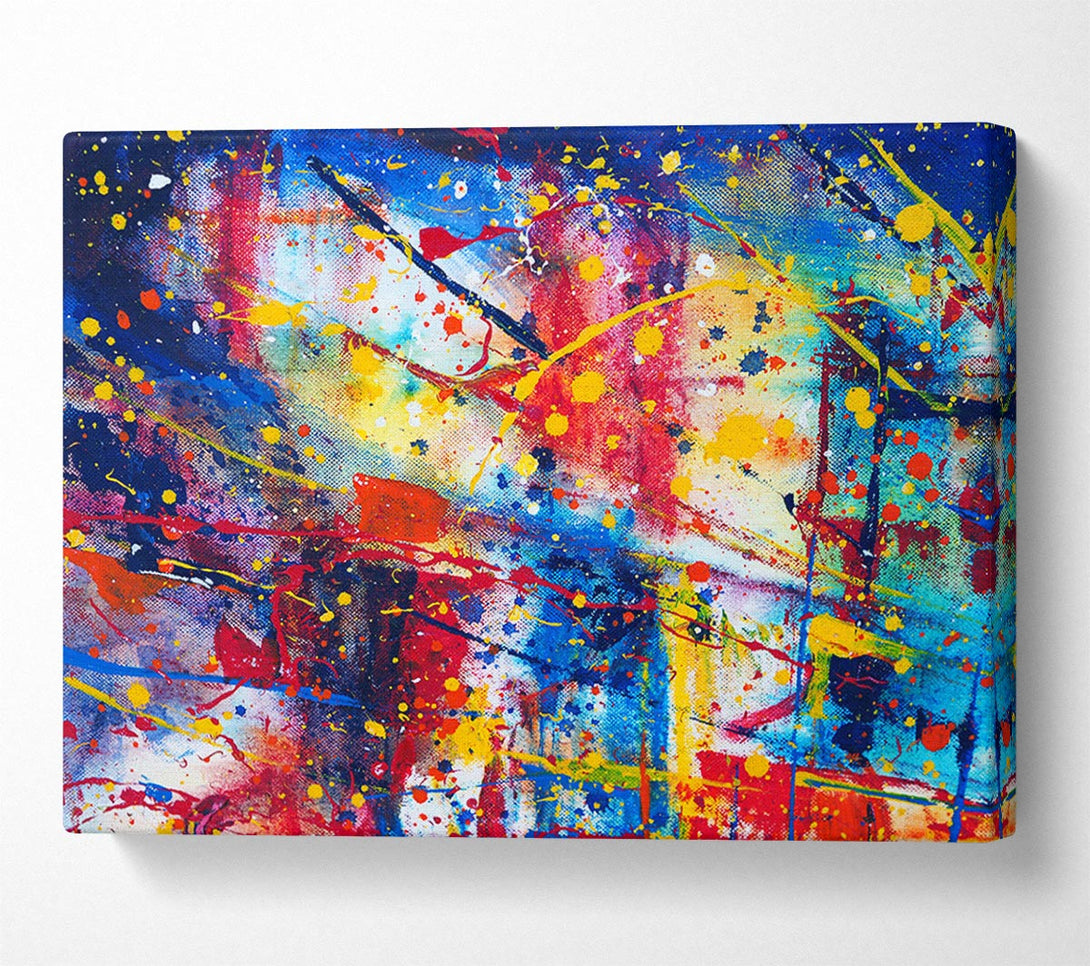 Picture of The Splatter Of The Bridge Canvas Print Wall Art