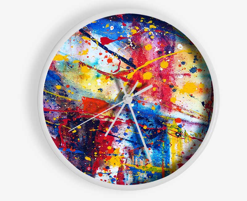 The Splatter Of The Bridge Clock - Wallart-Direct UK