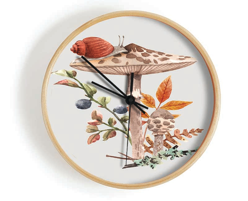 The Lone Toadstool Clock - Wallart-Direct UK