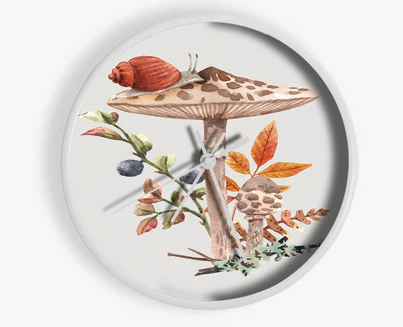 The Lone Toadstool Clock - Wallart-Direct UK