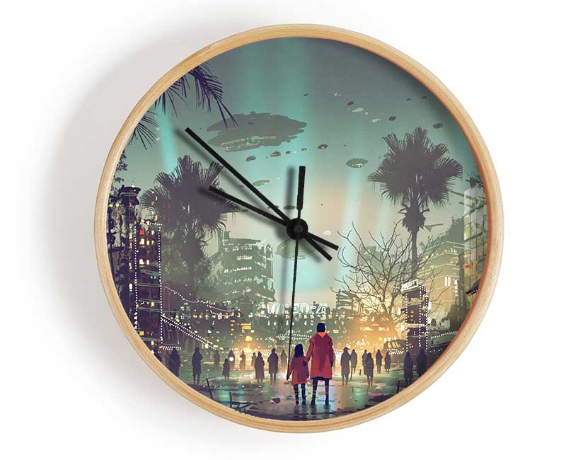 They Are Here To Invade Clock - Wallart-Direct UK