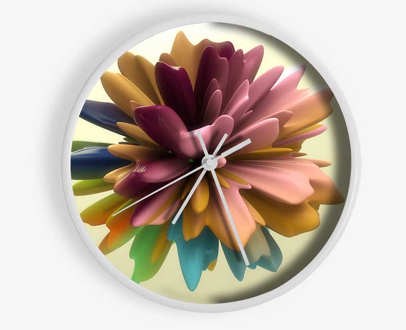 Spanning Out Of Liquid Clock - Wallart-Direct UK