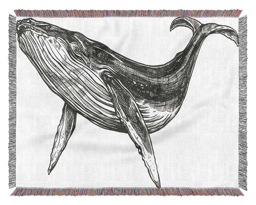 The Huge Whale Woven Blanket