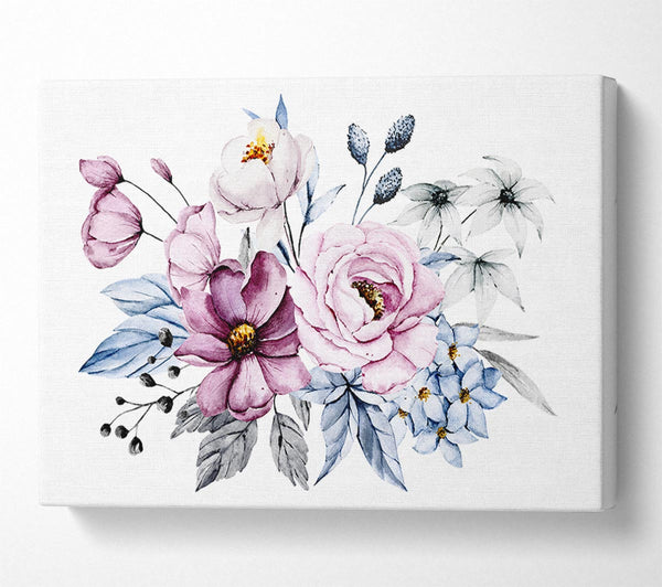 Picture of Flowers Together Canvas Print Wall Art