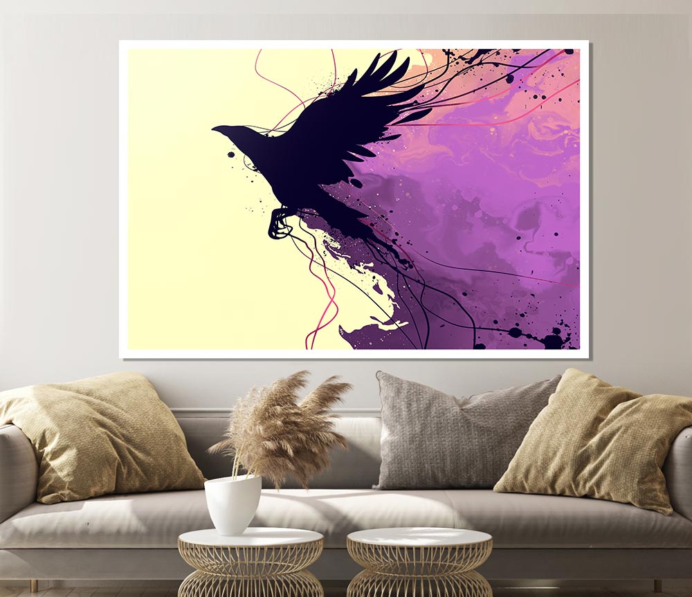 Blackbird Breaking The Boundries Print Poster Wall Art