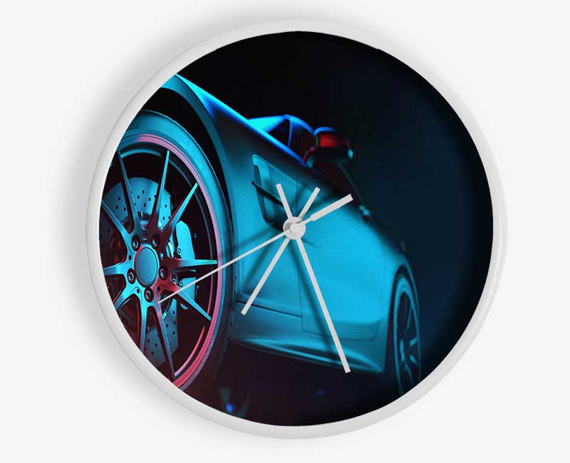 Sports Car Stance Clock - Wallart-Direct UK