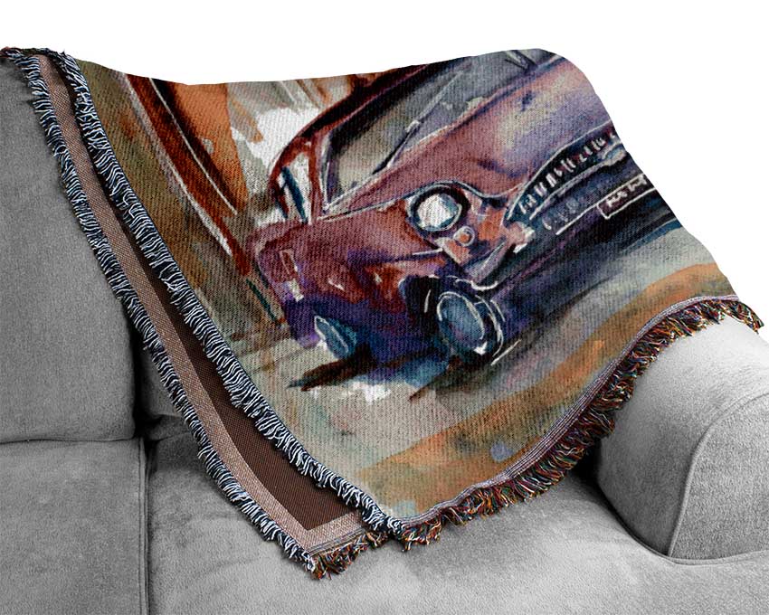 Classic Motoring Woven Blanket