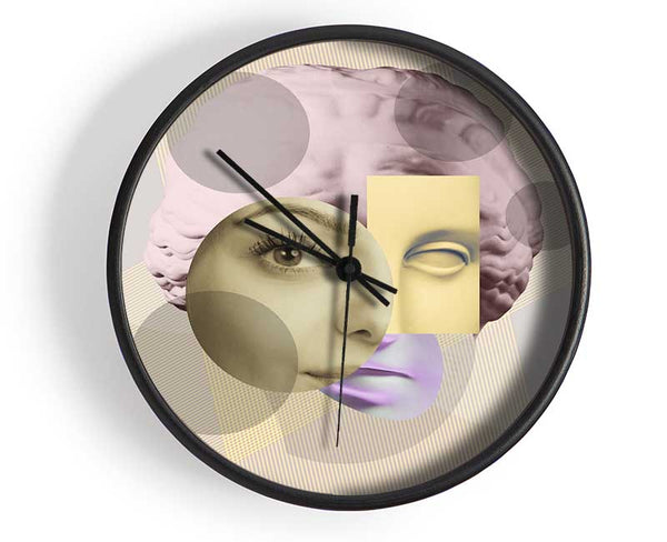 The Creepy Face Clock - Wallart-Direct UK