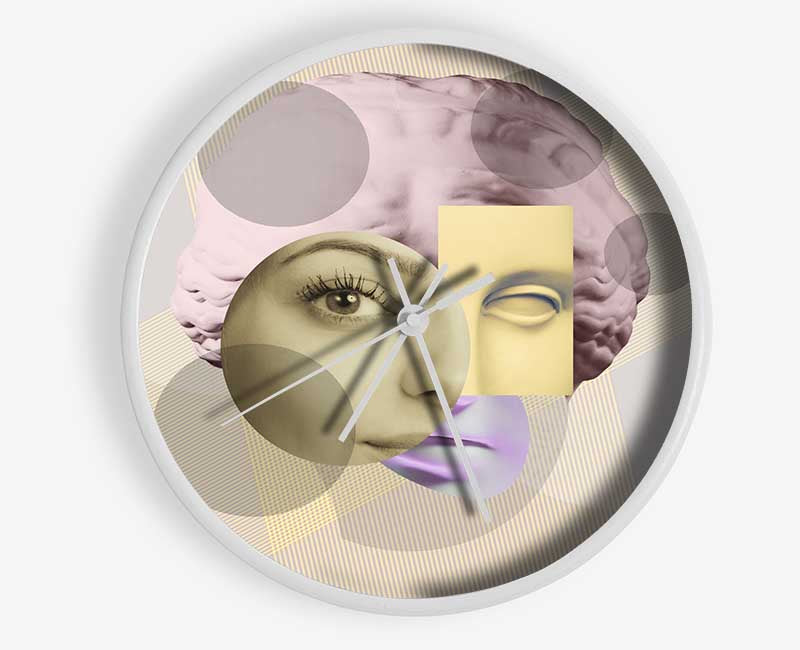 The Creepy Face Clock - Wallart-Direct UK