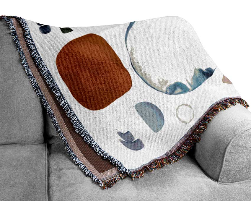 The Abstract Shape Collage Woven Blanket