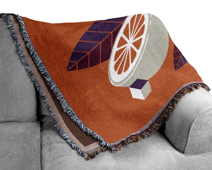 Citrus Tea Woven Blanket