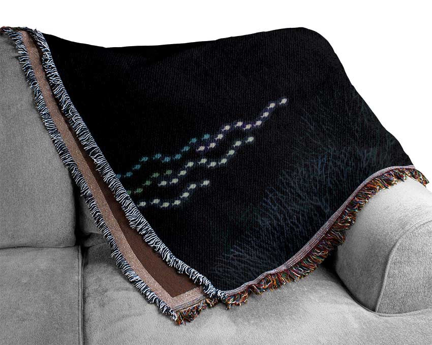 Riding On The Dragonfly Woven Blanket