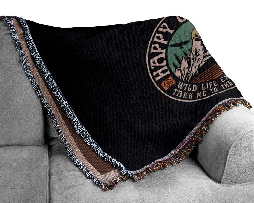 The Camping Crests Woven Blanket