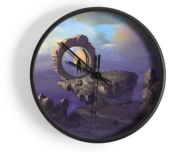 The Hole To Another Universe Clock - Wallart-Direct UK