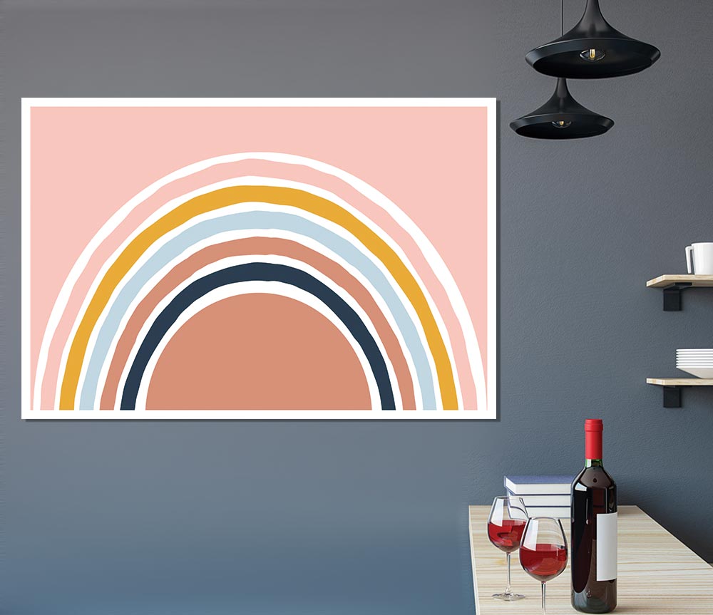 The Contemporary Rainbow Print Poster Wall Art