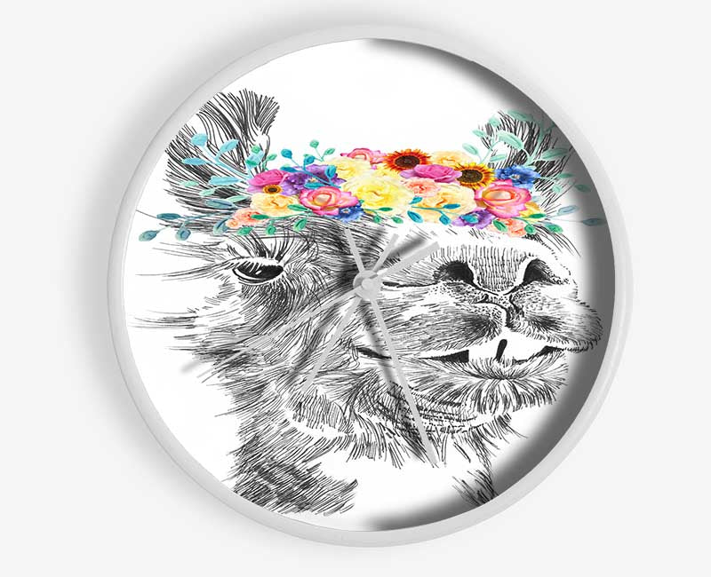 The Pretty Camel Clock - Wallart-Direct UK