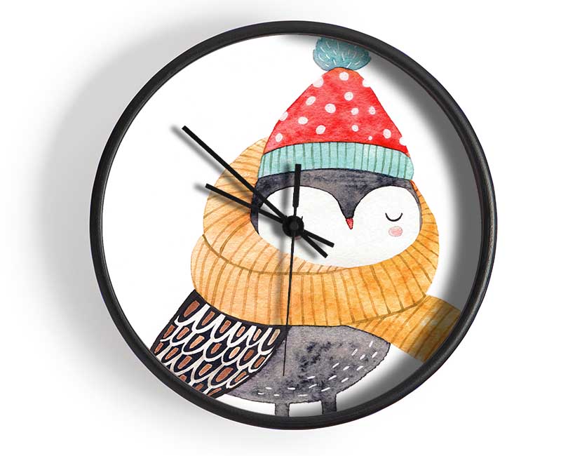 Ready For Winter Bird Clock - Wallart-Direct UK