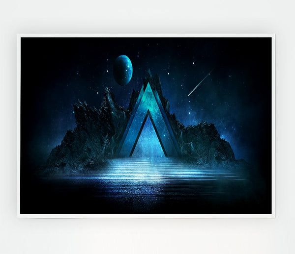 The Prism To Land Print Poster Wall Art