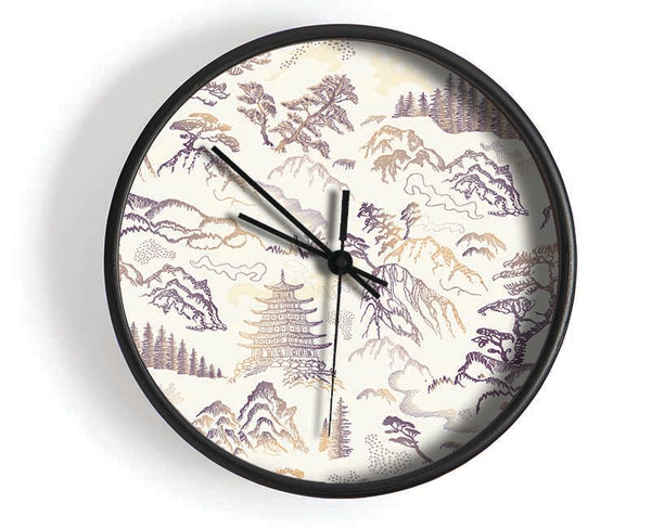 The Ethnic Forest Clock - Wallart-Direct UK