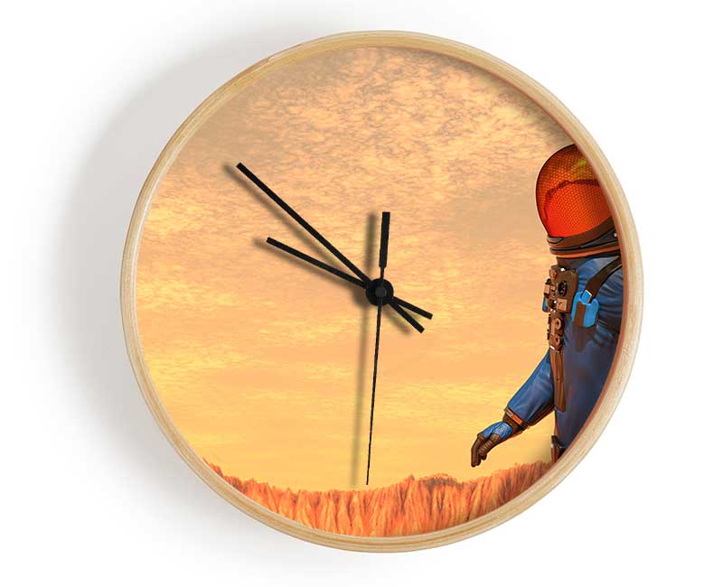 The Space Man In Mars Clock - Wallart-Direct UK