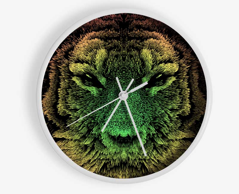 The Old English Tiger Clock - Wallart-Direct UK