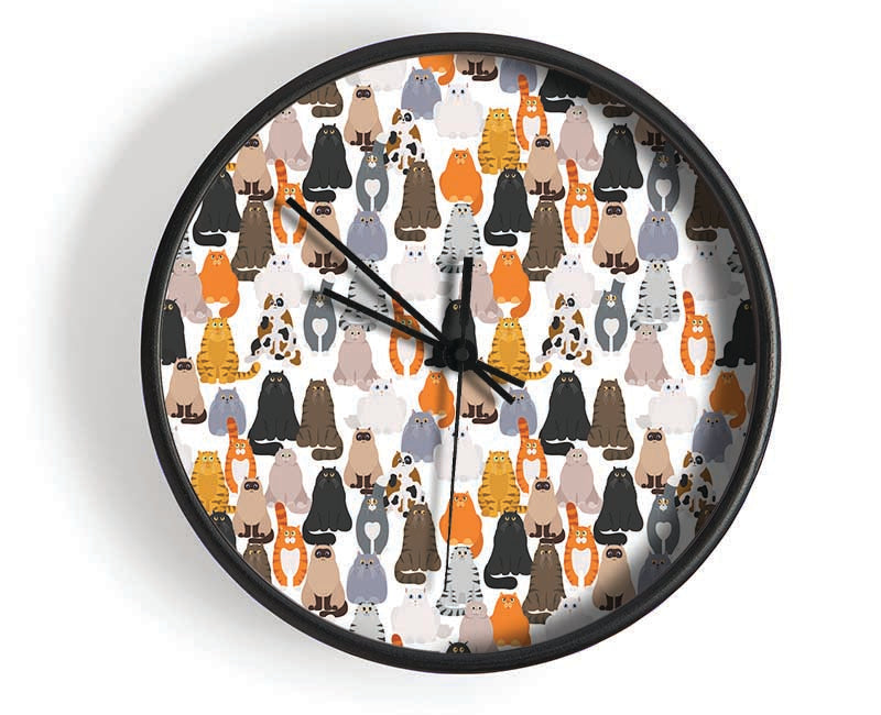 The Cat Mass Clock - Wallart-Direct UK