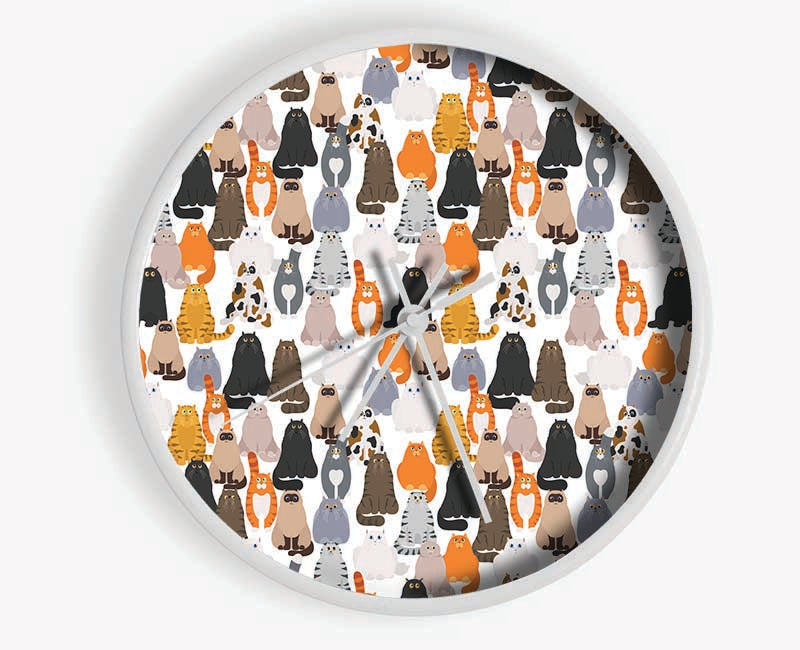 The Cat Mass Clock - Wallart-Direct UK