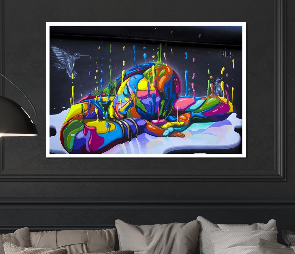 The Paint Slumber Print Poster Wall Art